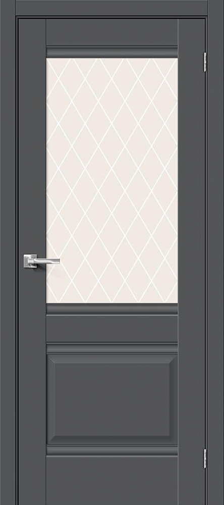 Межкомнатная дверь Прима-3 Stormy Silk BR5665