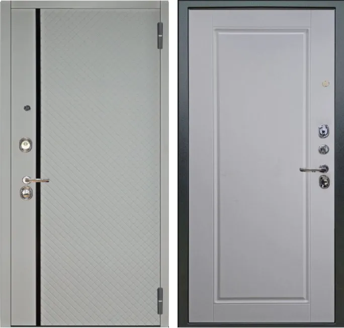 Фото Дверь Аргус ЛЮКС 3К Рина-Белый-софт Антик серебро DIS006858