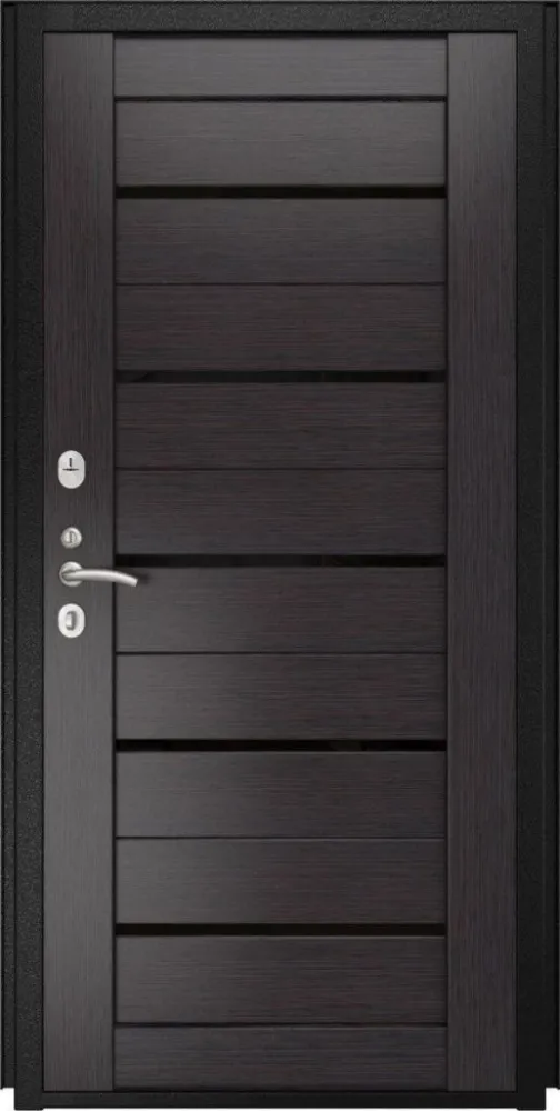 Товар Дверь ДвериПРО L-43 СБ-1 (лак.черное, 16мм, венге) DPRO195827